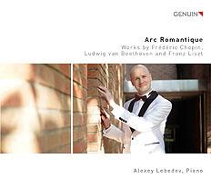 CD album cover 'Arc Romantique' (GEN 20713) with Alexey Lebedev