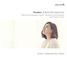 CD album cover 'Etudes—A New Perspective' (GEN 20720) with Jackie Jaekyung Yoo