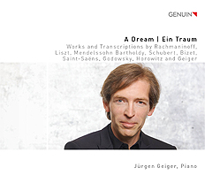 CD album cover 'A Dream | Ein Traum' (GEN 21726) with Jürgen Geiger