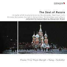 CD album cover 'The Soul of Russia' (GEN 21727) with Ilona Then-Bergh, Wen-Sinn Yang, Michael Schfer