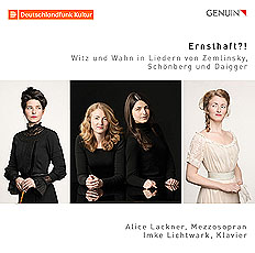 CD album cover 'Ernsthaft?! – Seriously?!' (GEN 21758) with Alice Lackner, Imke Lichtwark