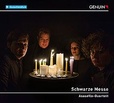 CD album cover 'Schwarze Messe  Black Mass' (GEN 22745) with Asasello-Quartett