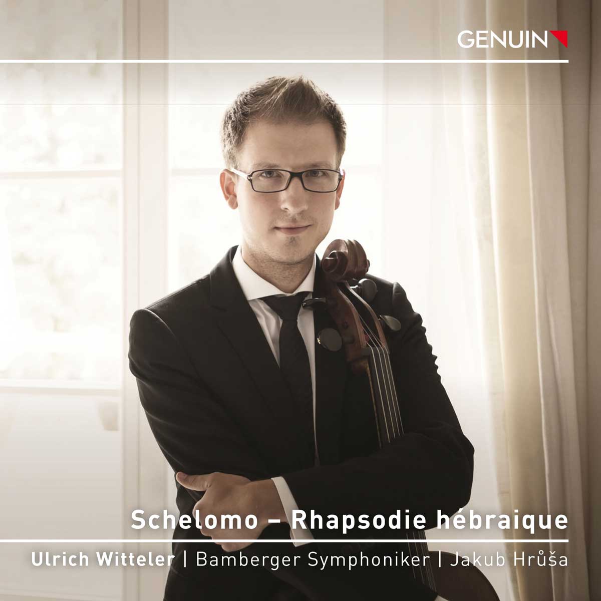 CD album cover 'Schelomo – Rhapsodie hébraique' (GEN 23843d) with Ulrich Witteler ...