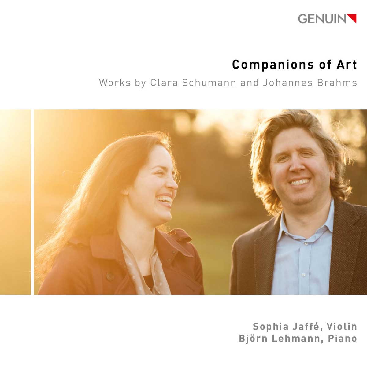 CD album cover 'Companions of Art' (GEN 23839) with Sophia Jaff, Bjrn Lehmann