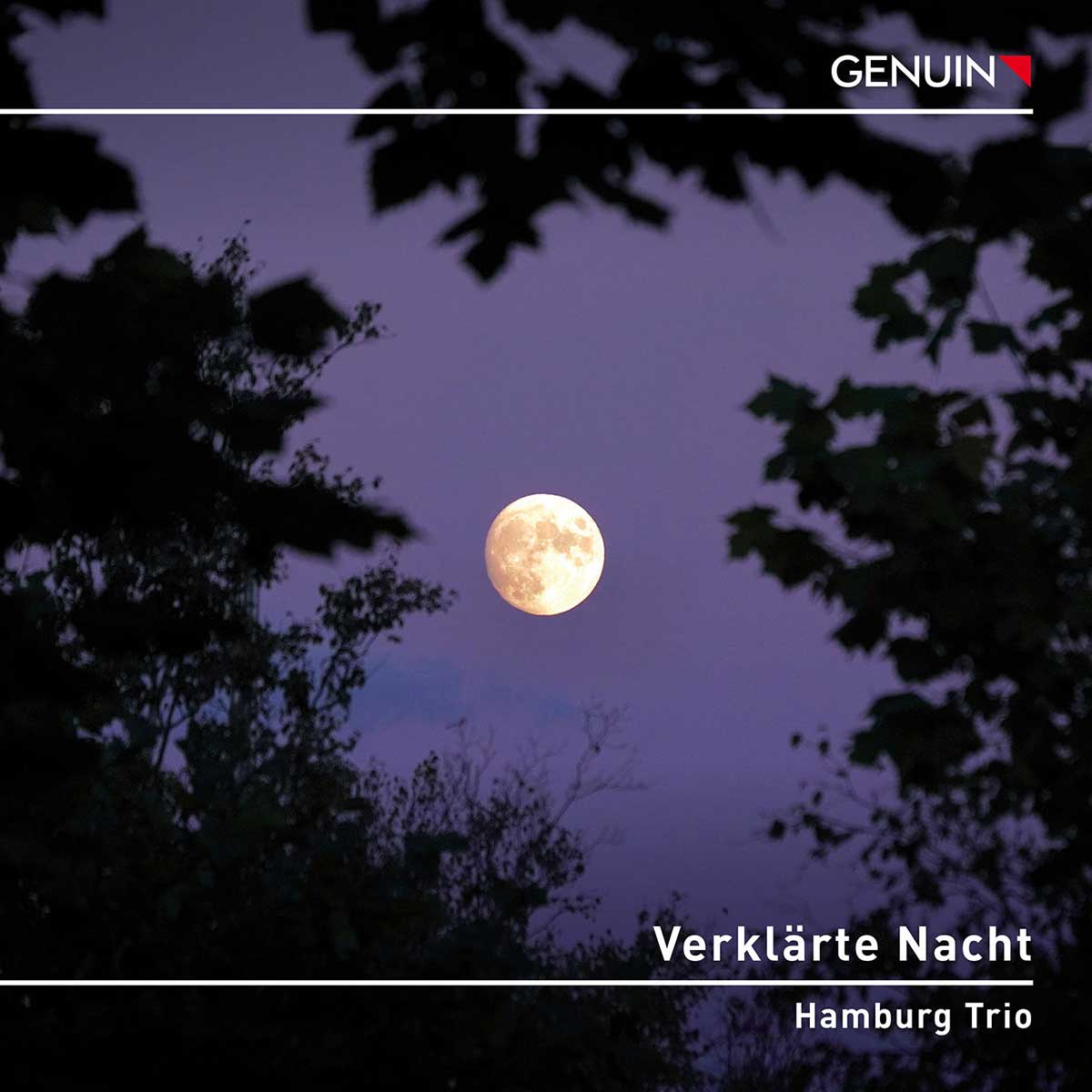 CD album cover 'Verklrte Nacht' (GEN 23812) with Hamburg Trio