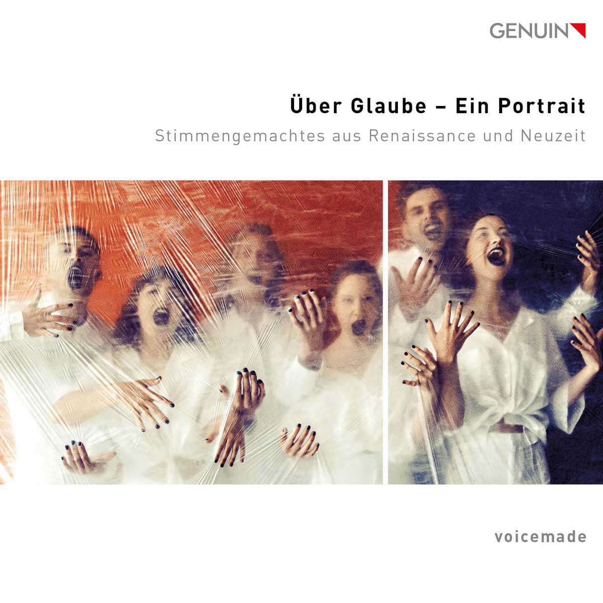 CD album cover 'Über Glaube – Ein Portrait ' (GEN 23798) with voicemade