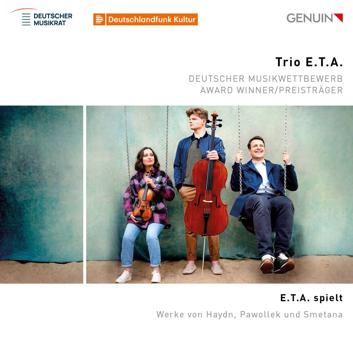 CD album cover 'E.T.A. spielt – E.T.A. plays' (GEN 23816) with Trio E.T.A.