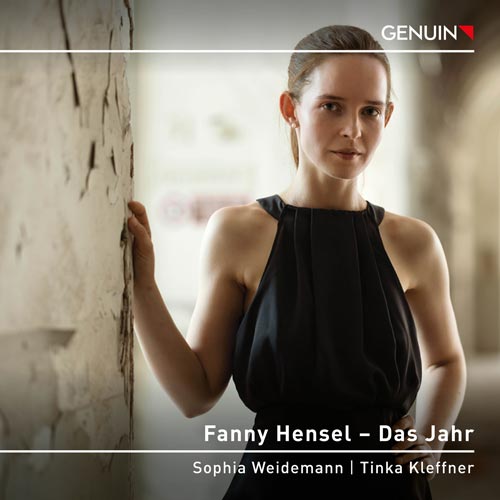 forwardCD album cover 'Fanny Hensel - Das Jahr' (GEN 24872) with Sophia Weidemann, Tinka Kleffner