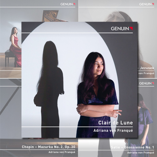 CD album cover 'Clair de Lune' (GEN 24907d) with Adriana von Franqué