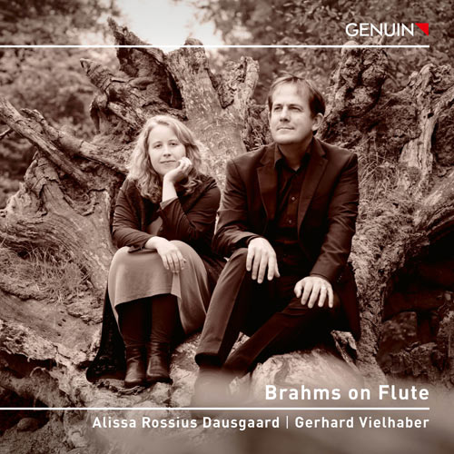 forwardCD album cover 'Brahms on Flute' (GEN 24905) with Alissa Rossius Dausgaard, Gerhard Vielhaber