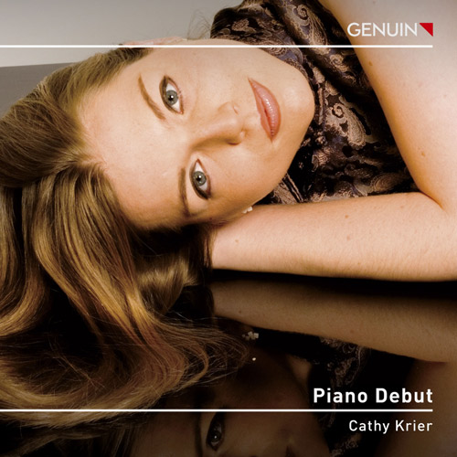 CD album cover 'Piano Debut' (GEN 24910d) with Cathy Krier