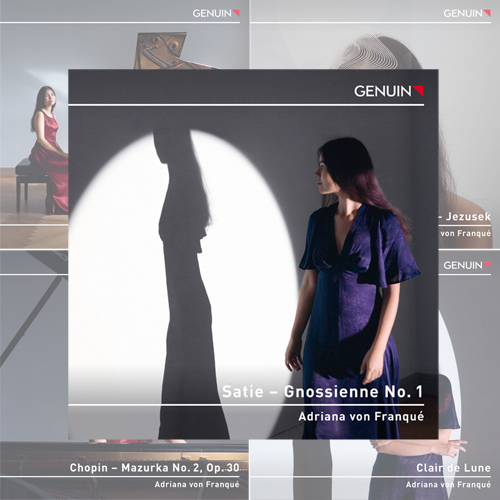 forwardCD album cover 'Gnossienne Nr. 1' (GEN 24907d) with Adriana von Franqué