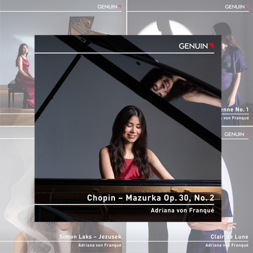 CD album cover 'Mazurka Op. 30 No. 2' (GEN 24907d) with Adriana von Franqué