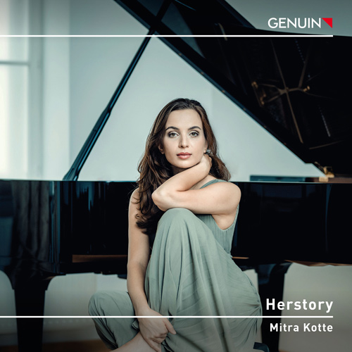 forwardCD album cover 'Herstory' (GEN 25898) with Mitra Kotte