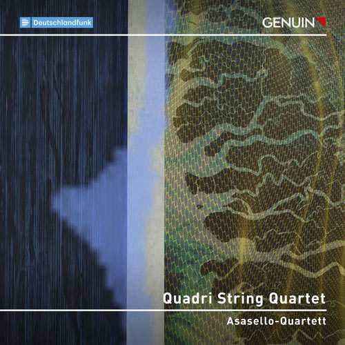 CD album cover 'Quadri Streichquartett' (GEN 25890d) with Asasello-Quartett