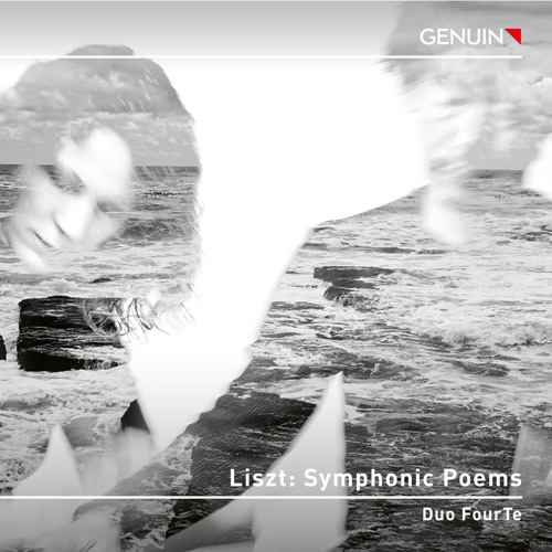 Liszt: Sinfonische Dichtungen CD album cover 'Liszt: Sinfonische Dichtungen' (GEN 25916) with Duo FourTe