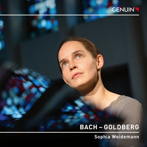 BACH – GOLDBERG CD album cover 'BACH – GOLDBERG' (GEN 25941) with Sophia Weidemann