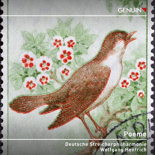 Poeme CD album cover 'Poeme' (GEN 25961d) with Deutsche Streicherphilharmonie, Wolfgang Hentrich