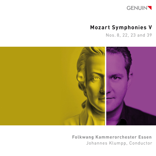 Mozart-Sinfonien V CD album cover 'Mozart-Sinfonien V' (GEN 26947) with Folkwang Kammerorchester Essen, Johannes Klumpp