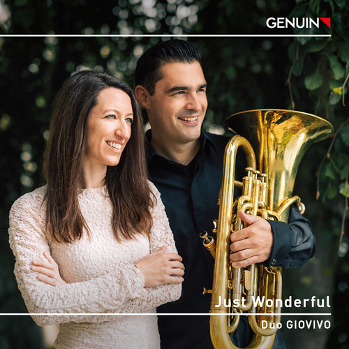 Just Wonderful CD album cover 'Just Wonderful' (GEN 26952) with Duo Giovivo, Fabian Bloch, Muriel Zeiter