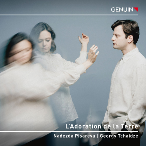 L’Adoration de la Terre CD album cover 'L’Adoration de la Terre' (GEN 26968) with Klavierduo Pisareva–Tchaidze, Nadezda Pisareva ...