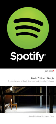 Spotify breakthrough: GENUIN CD "Bach Without Words" listened to over 2 million times