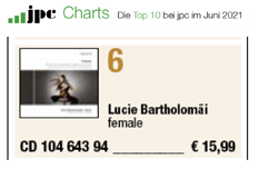 GENUIN-CD "female" mit Lucie Bartholomi in den jpc-Charts