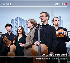 CD of the Eliot Quartet in the Lufthansa flight entertainment program