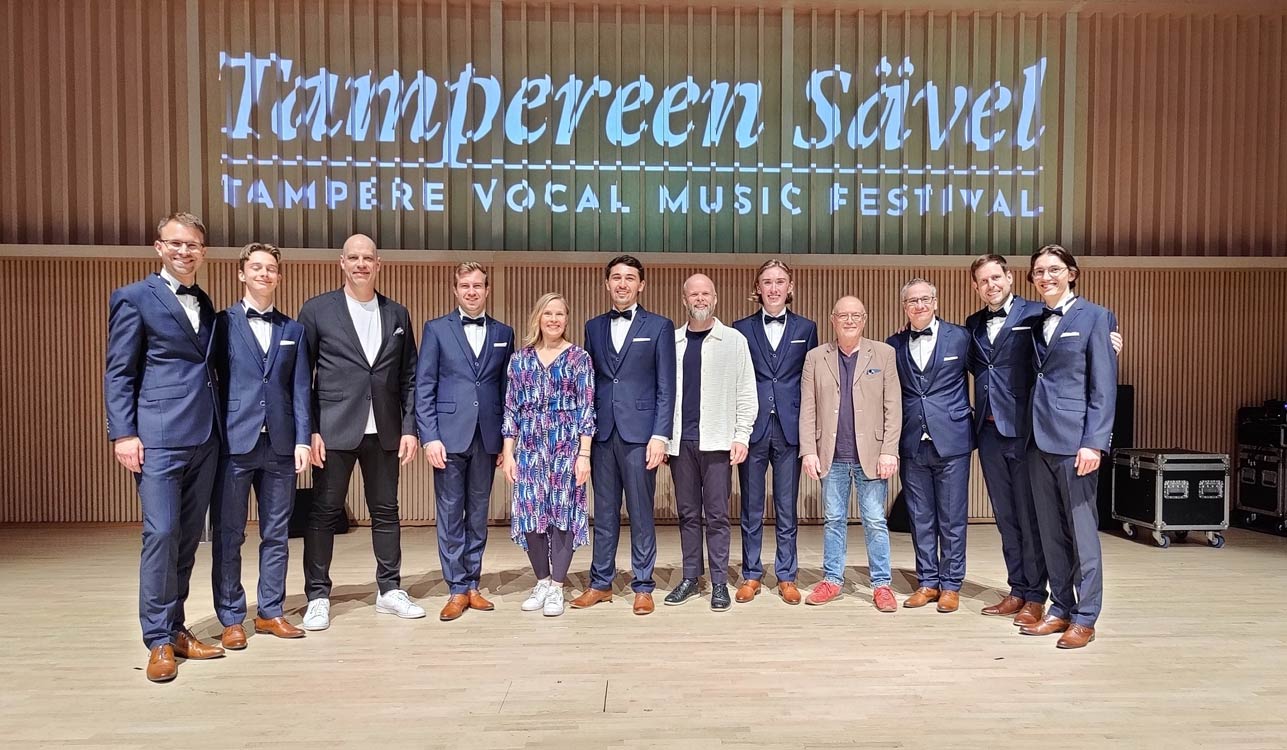 Wettbewerb beim Tampere Vocal Music Festival Octavians gewinnen 2. Preis beim internationalen A-cappella-Wettbewerb in Tampere