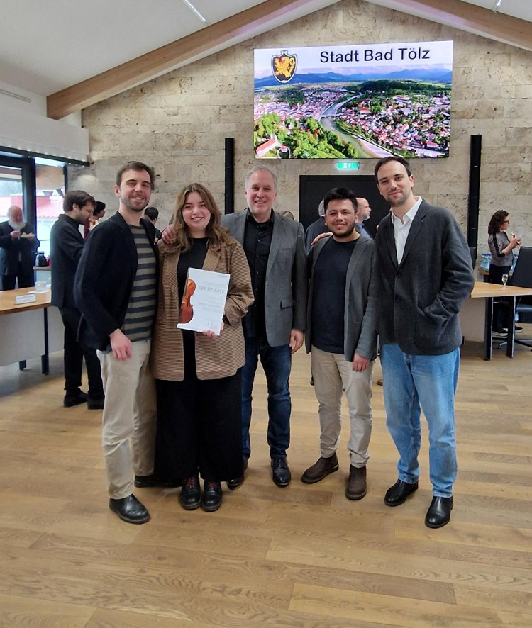 Die Preisträger des Wettbewerbs 2026 stehen fest 2. Internationale Streichquartett-Wettbewerb in Bad Tölz erfolgreich zu Ende gegangen