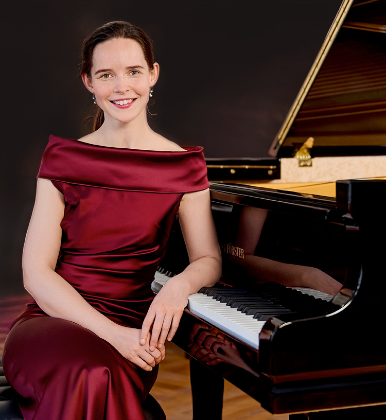 Wenn sächsische Tradition auf die Seele von Brahms trifft Sophia Weidemann spielt Werke von Brahms ein